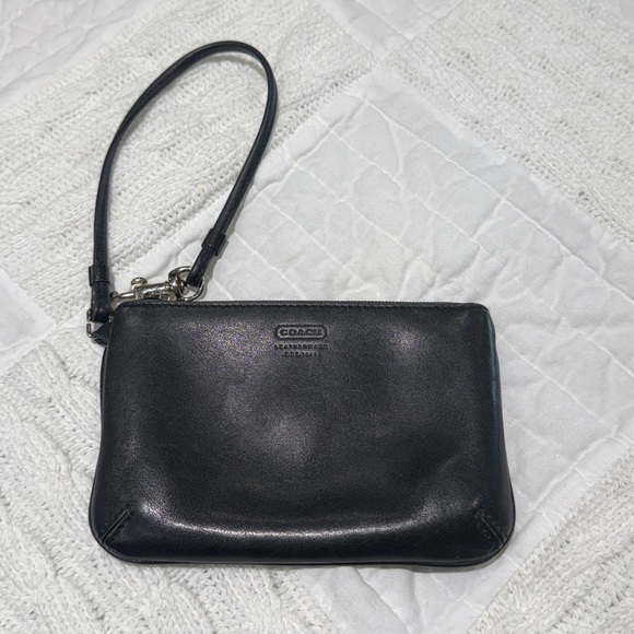 Coach Handbags - Vintage Black Coach Wristlet